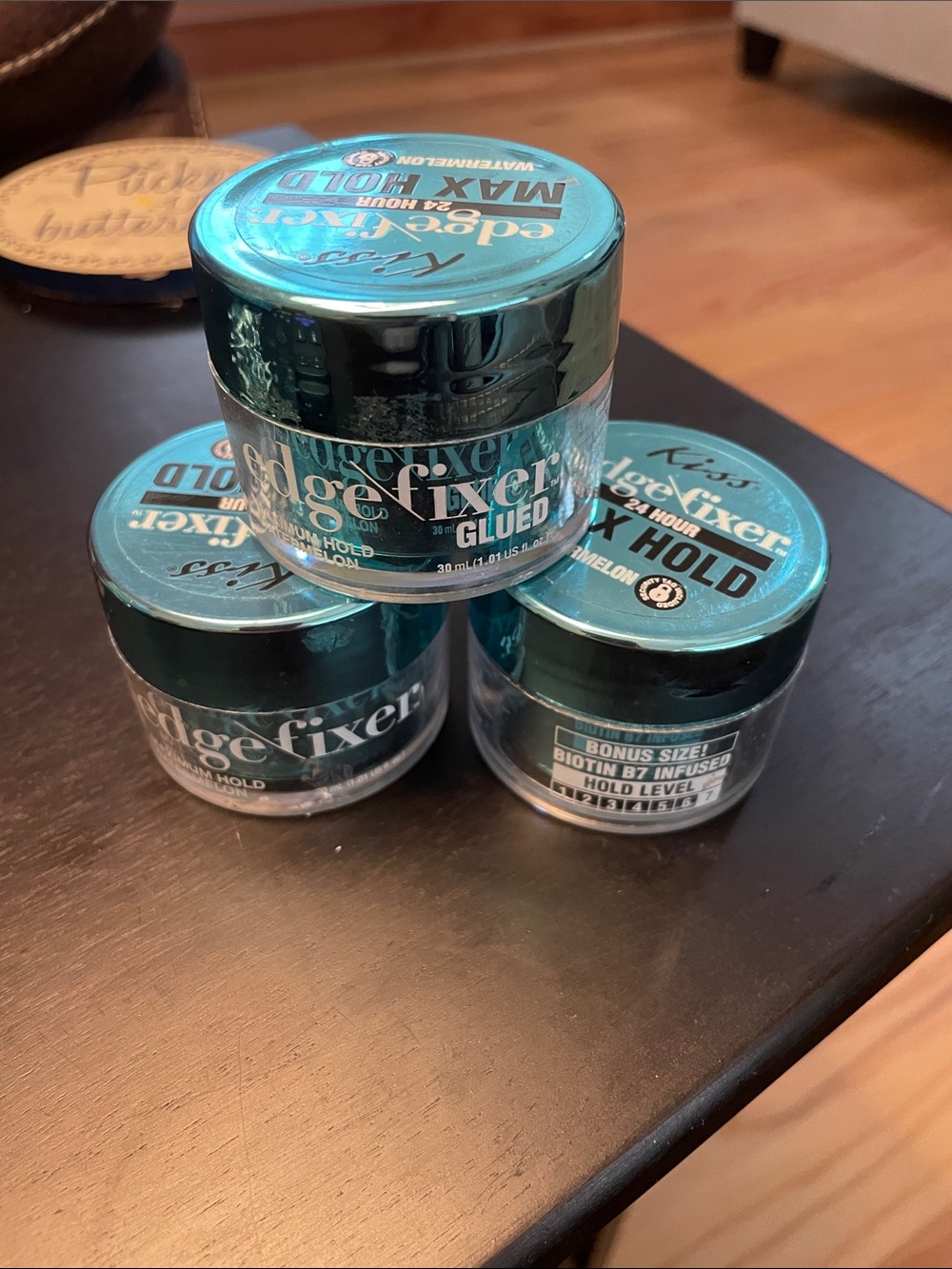 Brand new lot of 3 KISS Edge Fixer Max Hold Watermelon